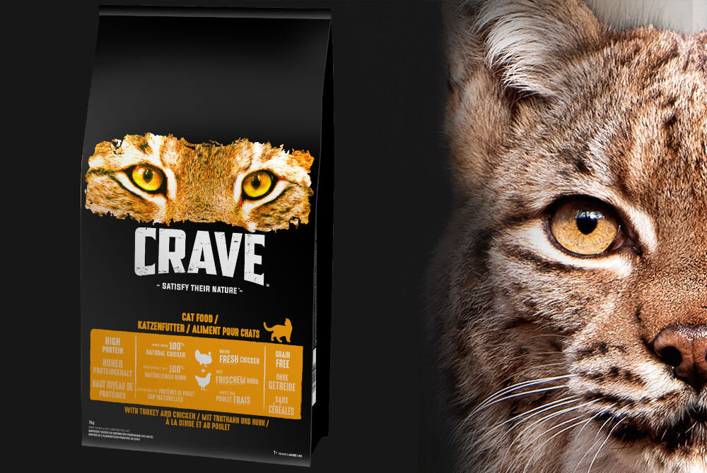 Karma dla kota CRAVE Indyk i kurczak 7 kg naturalne składniki