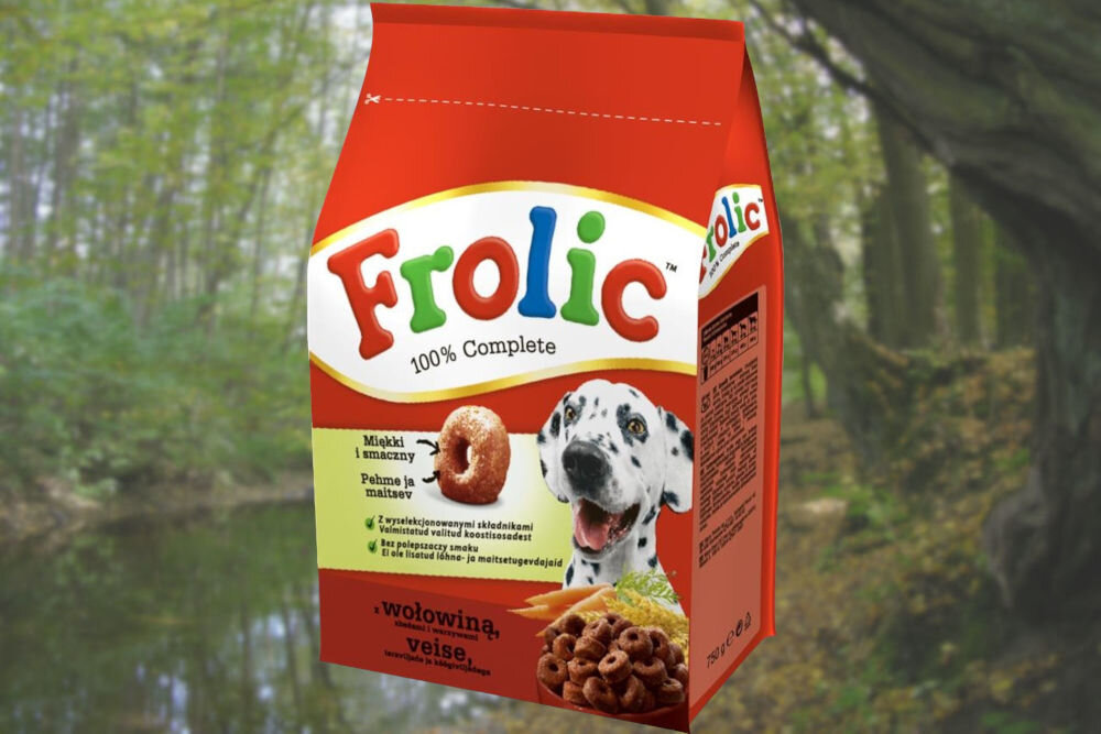 Karma dla psa FROLIC Wołowina 750 g dawkowanie analiza sklad
