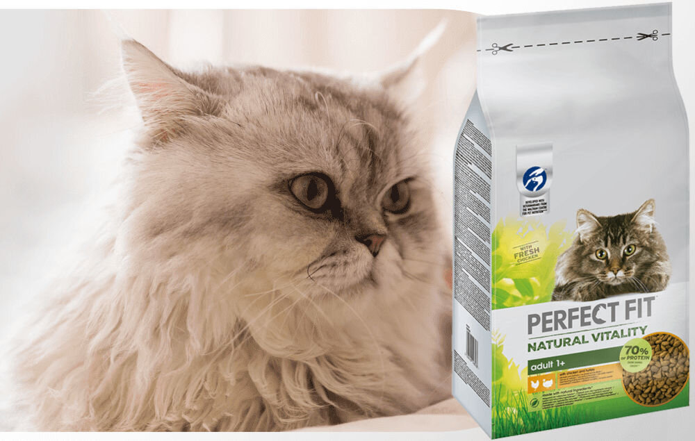 Karma dla kota PERFECT FIT Natural Vitality Indyk i kurczak 6 kg dawkowanie analiza sklad