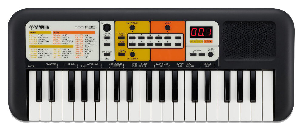 Keyboard YAMAHA PSS-F30 - 20 różnych brzmień instrumentów