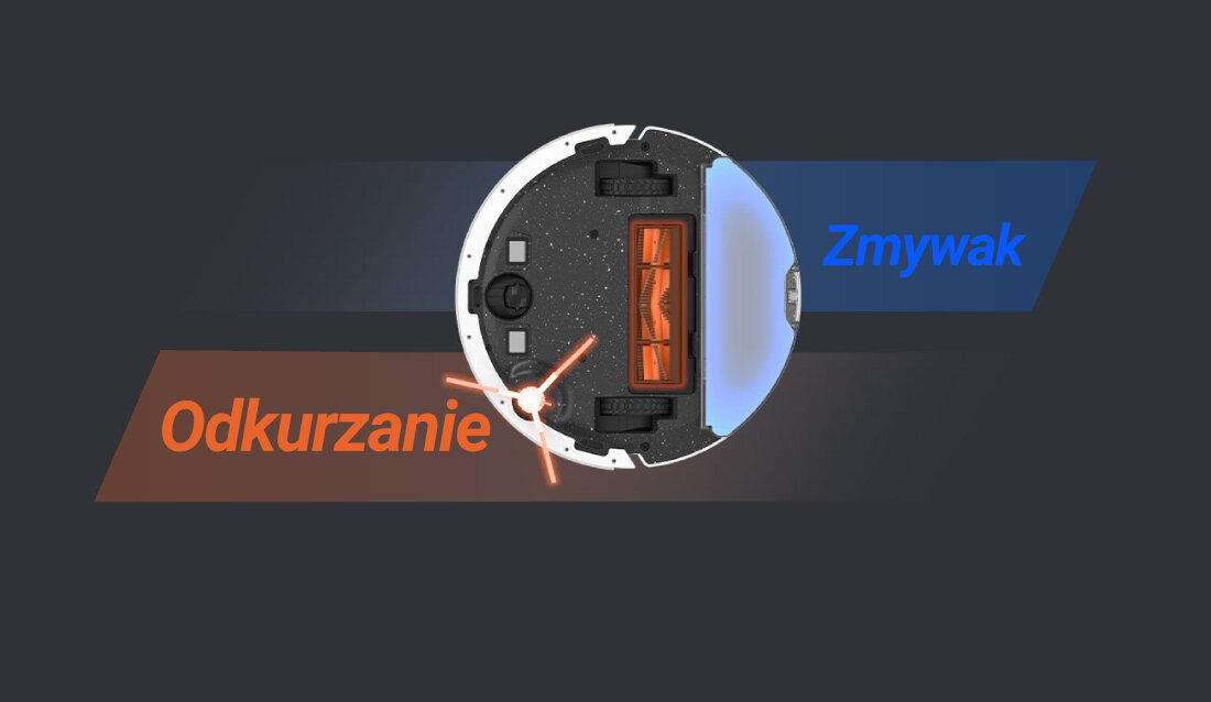 Robot sprzątający EZVIZ RE5 Pełnowymiarowe czyszczenie oszczędność czas obowiazek odciążenie