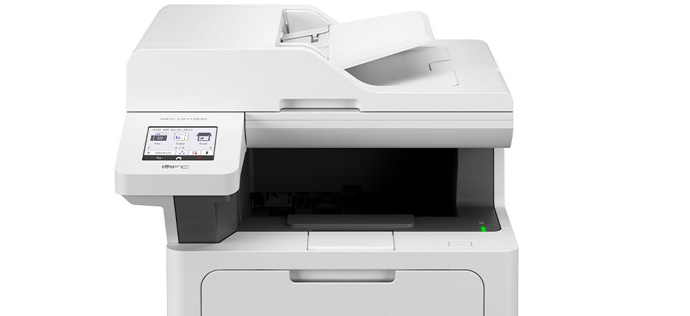 Urządzenie wielofunkcyjne BROTHER MFC-L5710DN Automatyczny druk dwustronny zbliżenie na górną część urządzenia druk dwustronny duplex obniżenie kosztów redukcja zużycia papieru