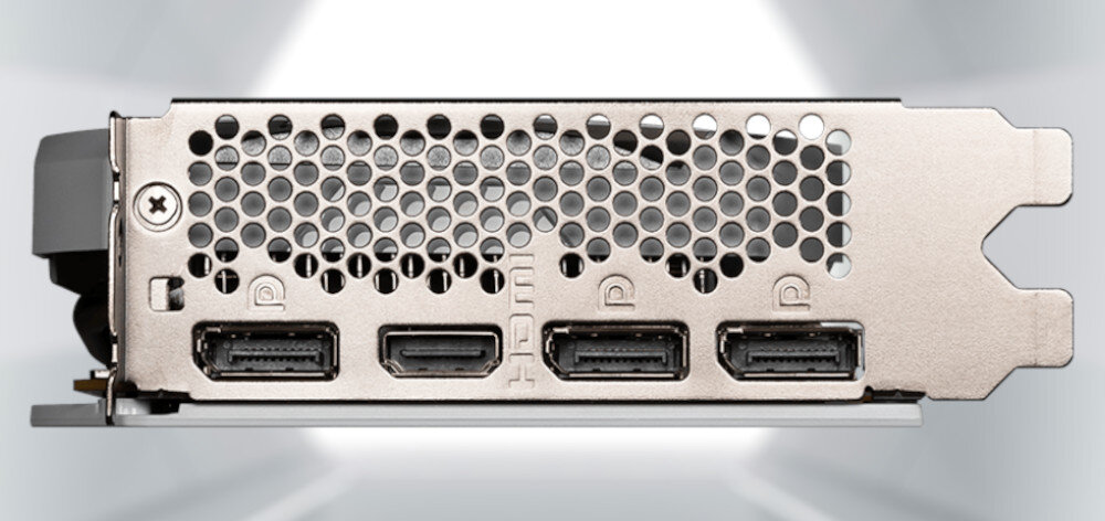 Karta graficzna MSI GeForce RTX 4070 Ventus 2X 12GB OC DLSS 3 parametry złącza