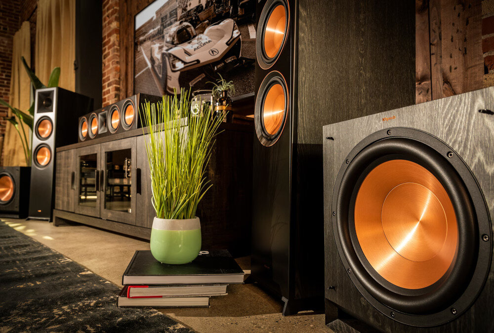 Subwoofer KLIPSCH SPL-100 przepustowosc glosniki niskotonowe technologia cerametallic