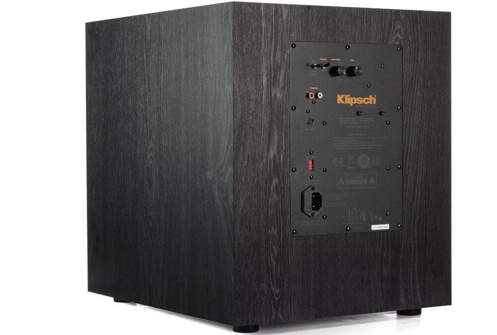 Subwoofer KLIPSCH SPL-100 brzmienie zlacza wejscia
