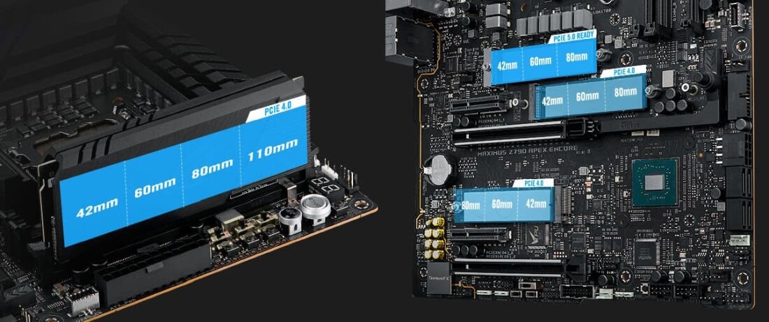 Płyta główna ASUS ROG Maximus Z790 APEX - Karta ROG M.2 PCIe 5.0