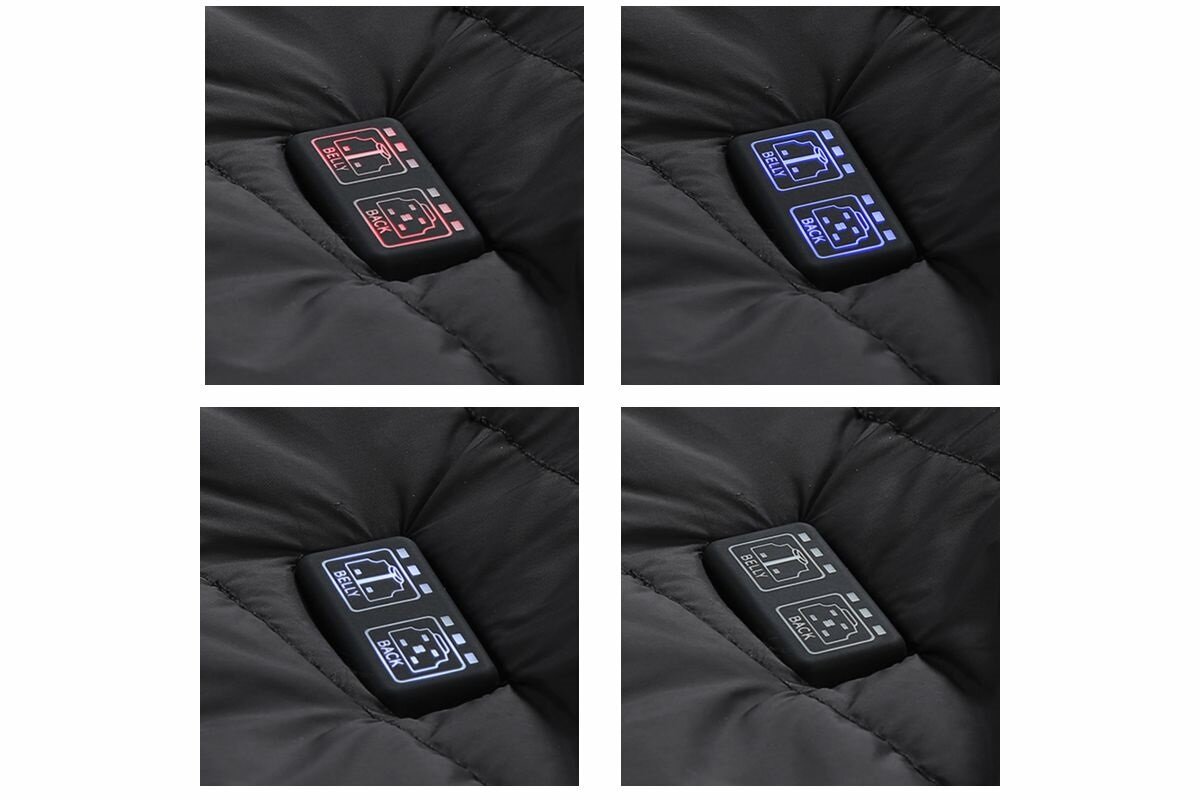 Podgrzewana kamizelka MANTA MKG02  - regulacja