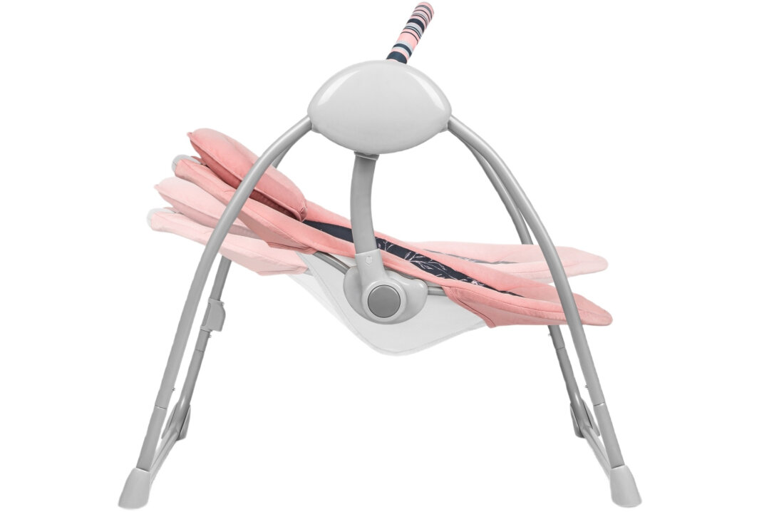 Bujaczek LIONELO Ruben Różowy Regulacja oparcia Pozycja półleżąca