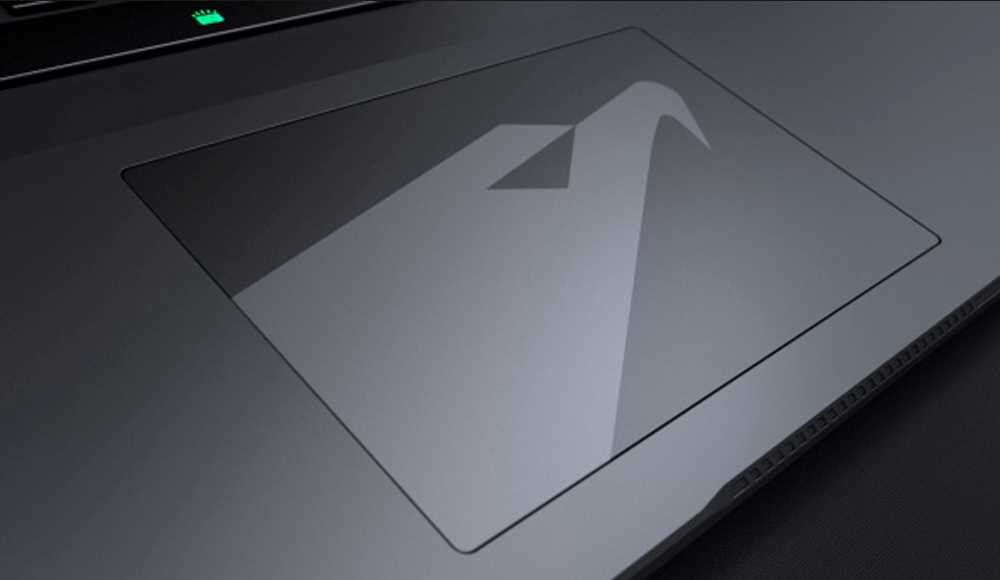 Laptop GIGABYTE Aero - Szklany touchpad