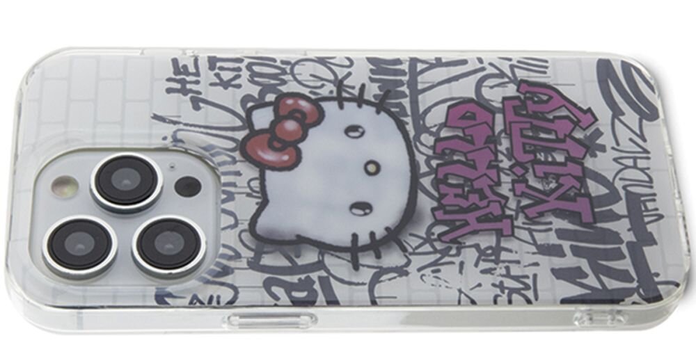 Etui HELLO KITTY IML Kitty On Bricks smartfon dopasowanie ochrona materiał wzór