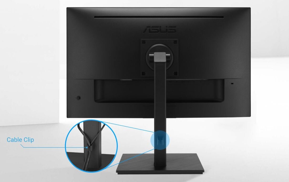 Monitor ASUS Eye Care VA27ACFSN - Inteligentne zarządzanie kablami