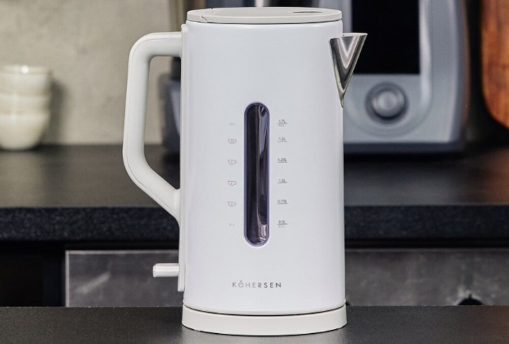 Czajnik KOHERSEN Modern Matt A451 Wygodne użytkowanie komfort Antypoślizgowe nóżki przewod 80 cm obrotowa podstawa 360 stopni