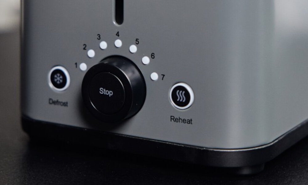 Toster KOHERSEN Modern Matt B088 dostosowanie potrzeby moc 900 W funkcje opiekanie podgrzewanie rozmrazanie sygnalizacja LEC 7 poziomow opiekania