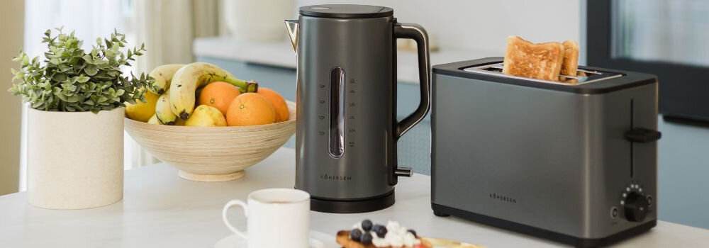 Toster KOHERSEN Modern Matt B088 Kolekcja Modern Matt szary kolor kolorystyka wyglad prezentacja
