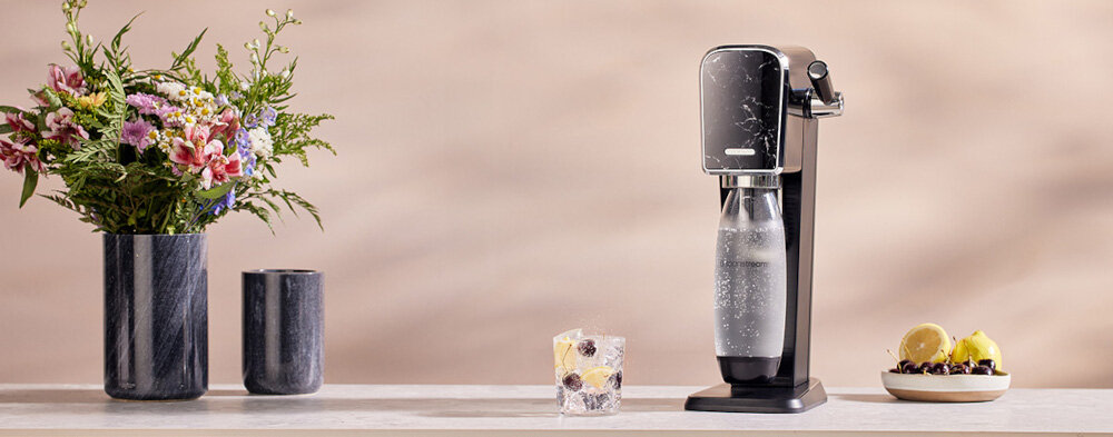Saturator SODASTREAM Art Czarny instrukcja sposób gazowania