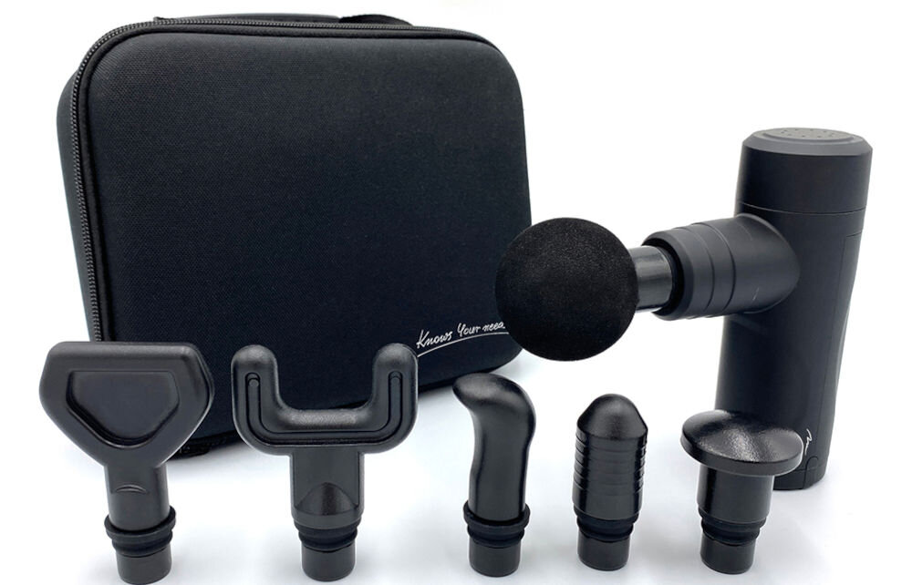 Masażer ręczny Gun  MEDIA-TECH  MT6526 6 nasadek etui przewód dokumentacja