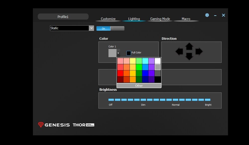 Klawiatura GENESIS Thor 404 TKL Gateron RGB personalizacja tryby kombinacje