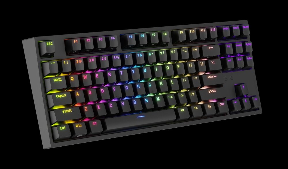 Klawiatura GENESIS Thor 404 TKL Gateron RGB niezawodnosc stabilizatory