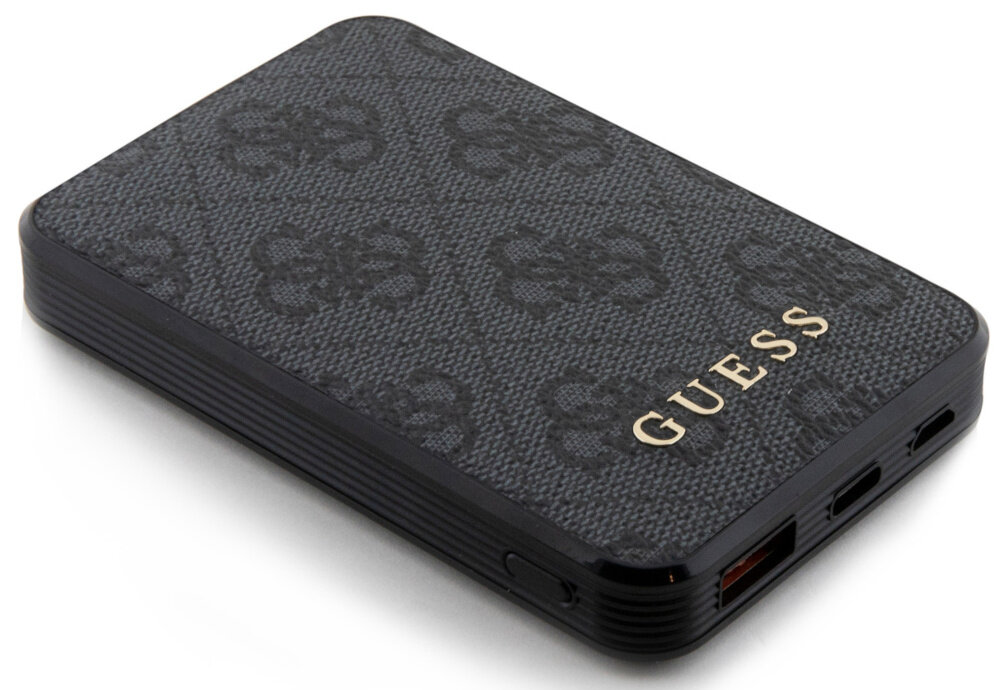Powerbank GUESS 4G Leather Metal Logo 5000 mAh 15W Urządzenia moc ładowanie wymiary bateria pojemność bezpieczeństwo lekkość wygoda