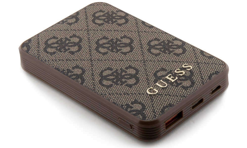 Powerbank GUESS 4G Leather Metal Logo 5000 mAh 15W Urządzenia moc ładowanie wymiary bateria pojemność bezpieczeństwo lekkość wygoda