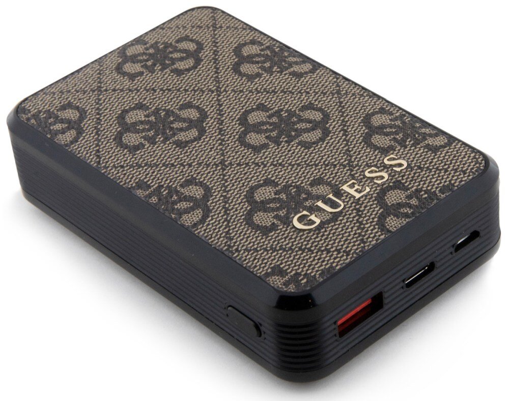 Powerbank GUESS 18W 10000mAh 18W 4G Leather Metal Logo Urządzenia moc ładowanie wymiary bateria pojemność bezpieczeństwo lekkość wygoda