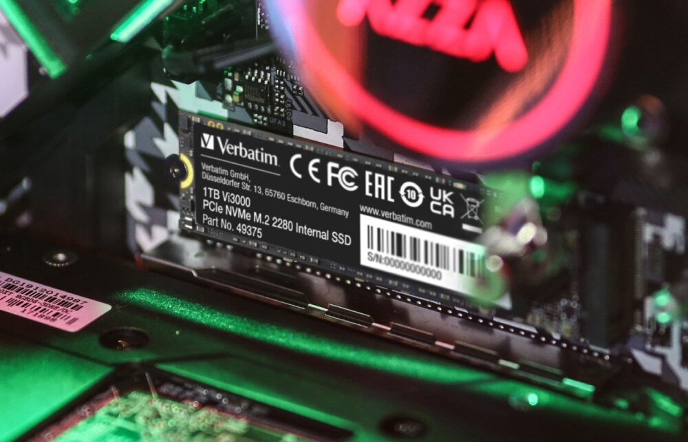 Dysk VERBATIM Vi3000 1TB SSD wygląd opis