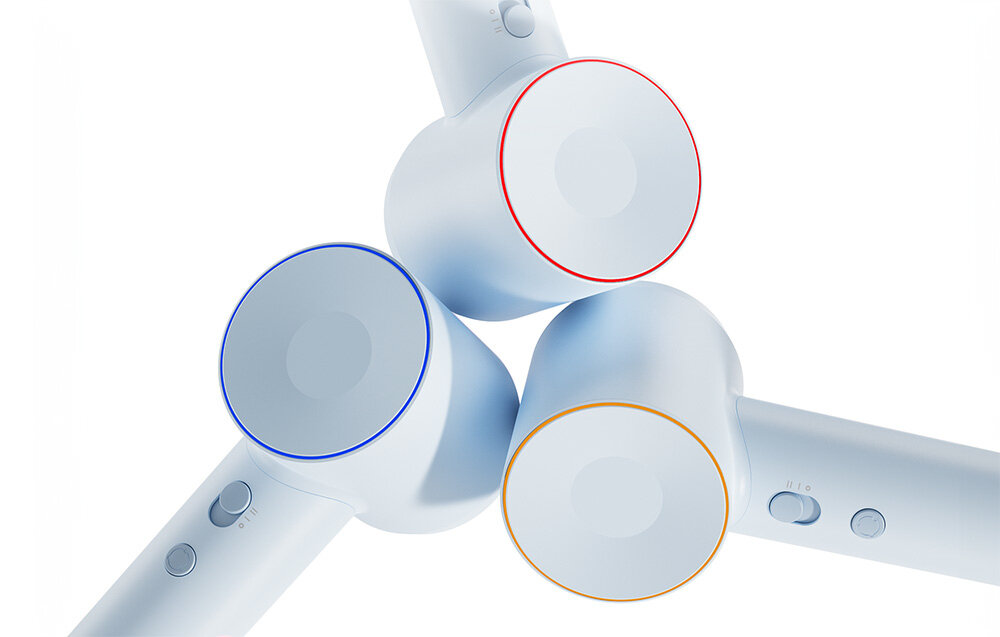 Suszarka LAIFEN Swift SE Special Niebieski dostosowanie potrzeby trzy różne tryby temperatura kolorowe podswietlenie LED