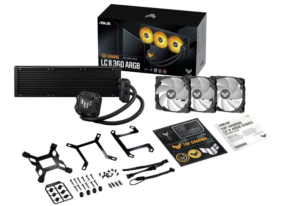 Chłodzenie wodne ASUS TUF Gaming LC II 360 ARGB - zestaw
