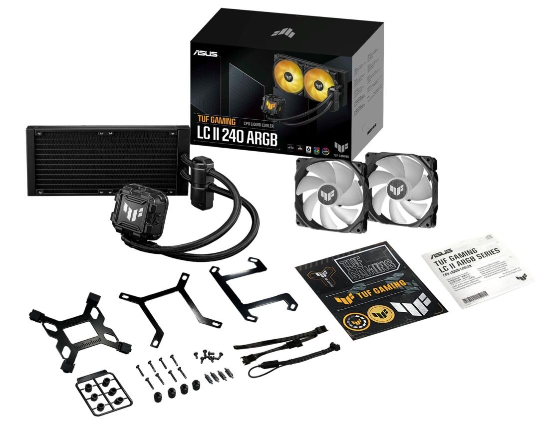 Chłodzenie wodne ASUS TUF Gaming LC II 240 ARGB - zestaw 