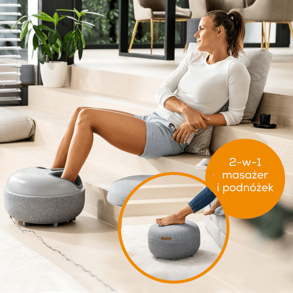 APARAT DO MASAŻU SHIATSU STÓP BEURER FM 120 - strefy masazu