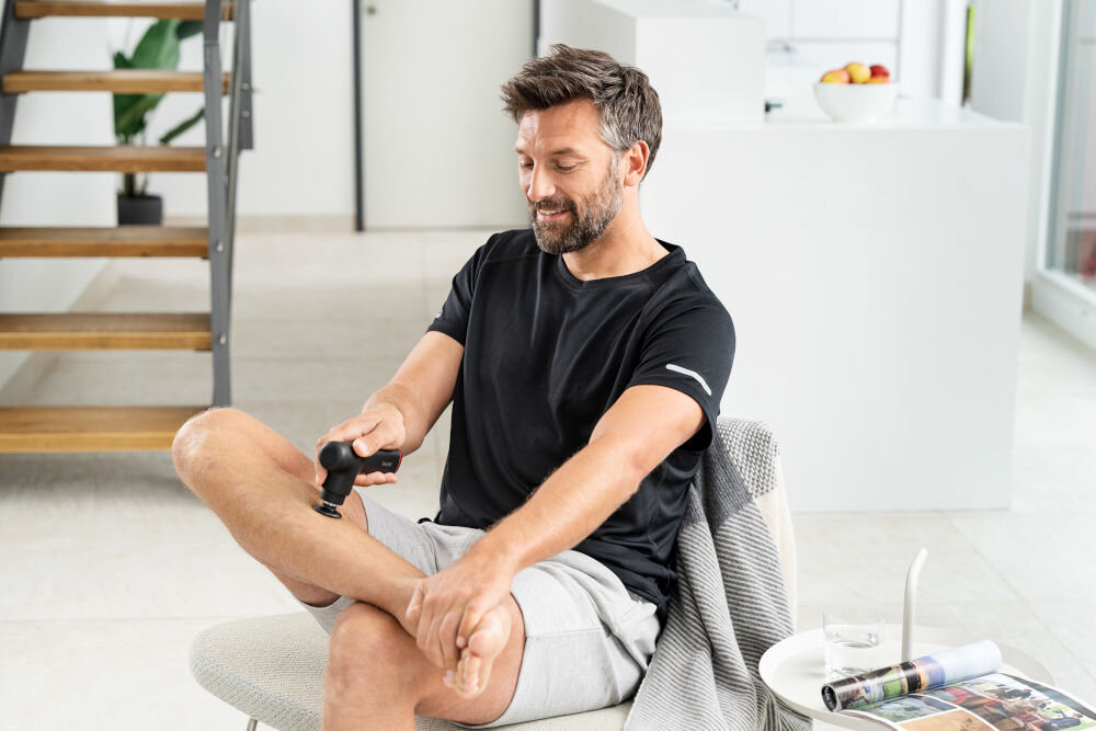 Pistolet do masażu BEURER Gun MG 79 Sensitive wszechstronne zastosowanie