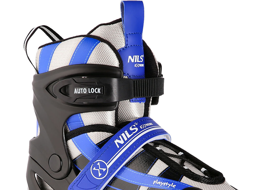 Łyżworolki NILS EXTREME NH18366A 2w1 (rozmiar 35-38) skóra systetyczna belvet siatka mesh pianka regulacja rozmiaru