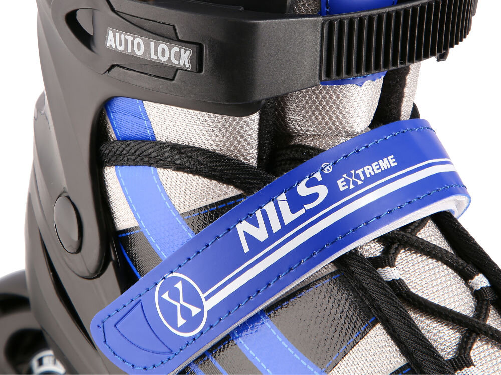 Łyżworolki NILS EXTREME NH18366A 2w1 (rozmiar 35-38) klamra dwusekcyjna rzep sznurowadła hamulec