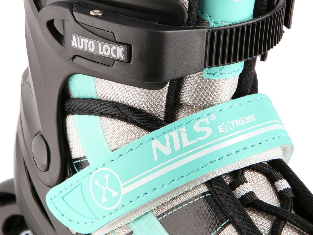 Łyżworolki NILS EXTREME NH18366A 2w1 (rozmiar 35-38) klamra dwusekcyjna rzep sznurowadła hamulec