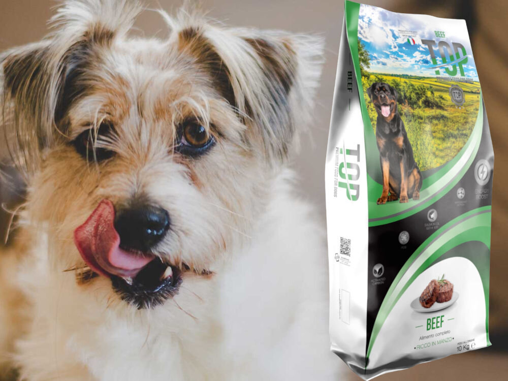 Karma dla psa TOP PREMIUM FOOD FOR DOGS Wołowina S/M 10 kg