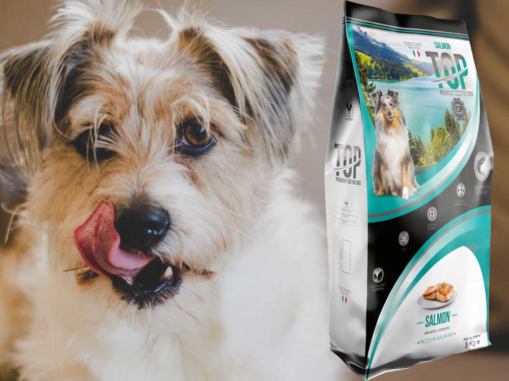 Karma dla psa TOP PREMIUM FOOD FOR DOGS Łosoś S/M 3 kg