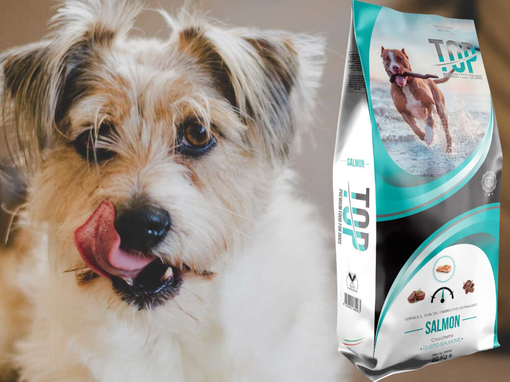 Karma dla psa TOP PREMIUM FOOD FOR DOGS Łosoś M/L 20 kg