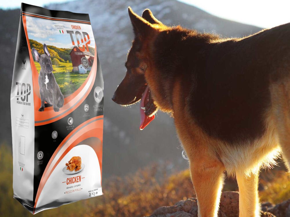 Karma dla psa TOP PREMIUM FOOD FOR DOGS Kurczak S/M 3 kg