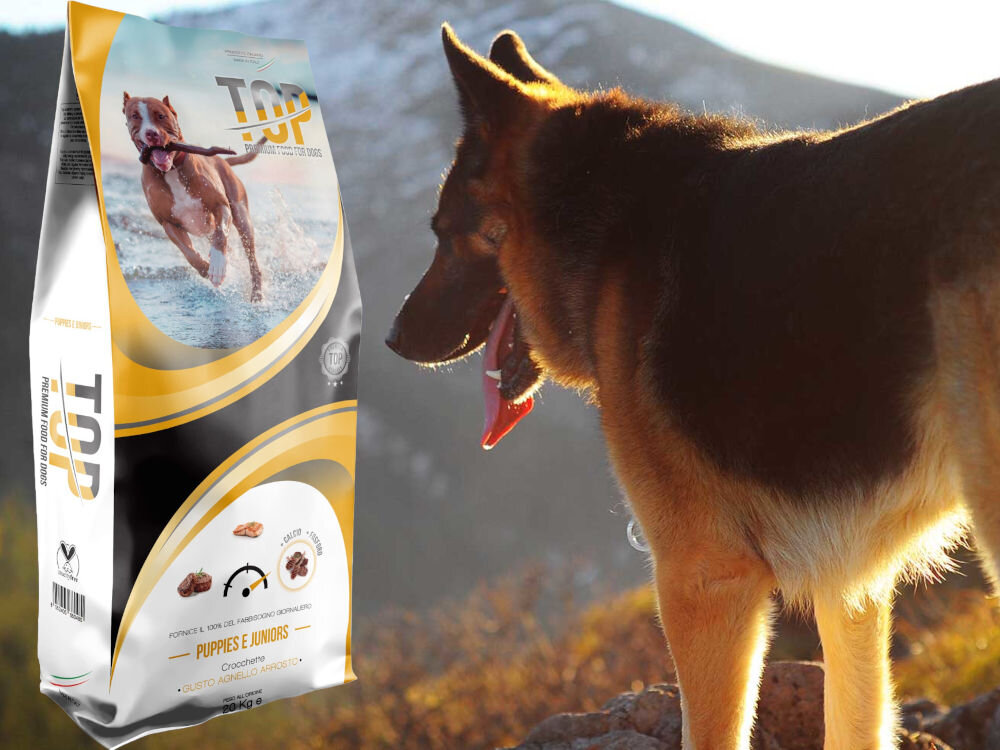 Karma dla psa TOP PREMIUM FOOD FOR DOGS Puppy&Junior M/L Jagnięcina 20 kg