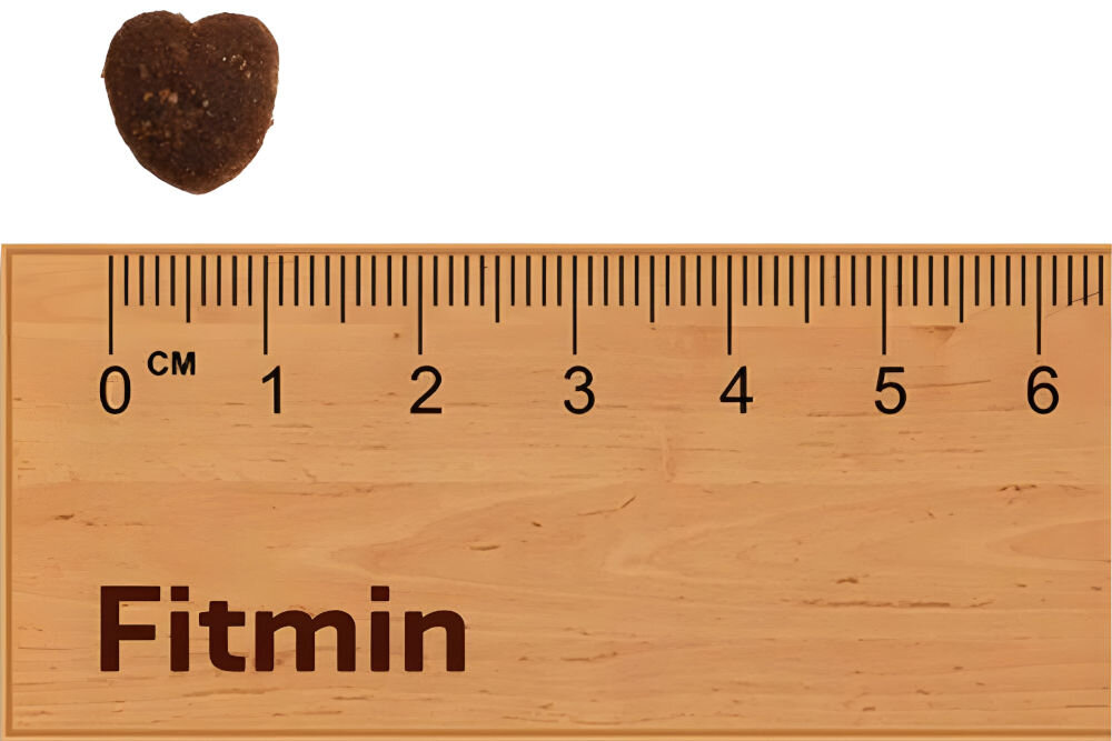 Karma dla psa FITMIN Dog For Life Jagnięcina z ryżem 12 kg wielkość chrupki około 1 cm na miarce