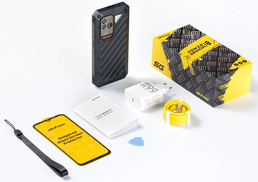 Smartfon ULEFONE Power Armor 18 Ultra zestaw