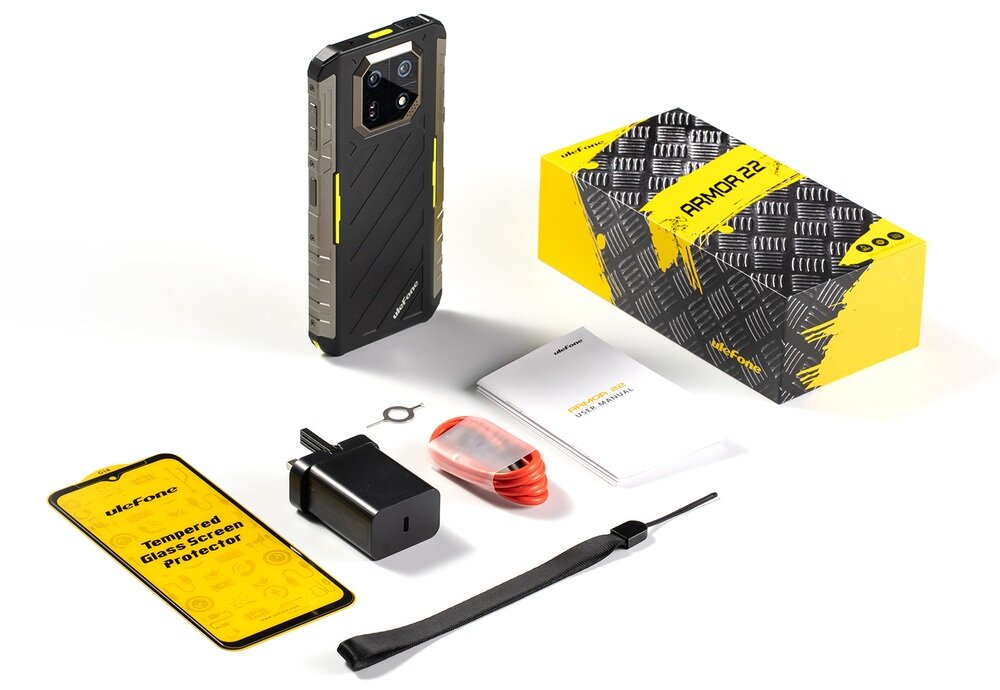 Smartfon ULEFONE Armor 22 zestaw