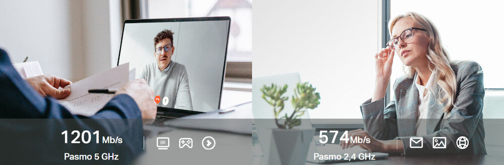 Karta sieciowa TP-LINK Archer TX20UH wydajne, dwupasmowe Wi-Fi 6 prędkości do 1800 Mb/s