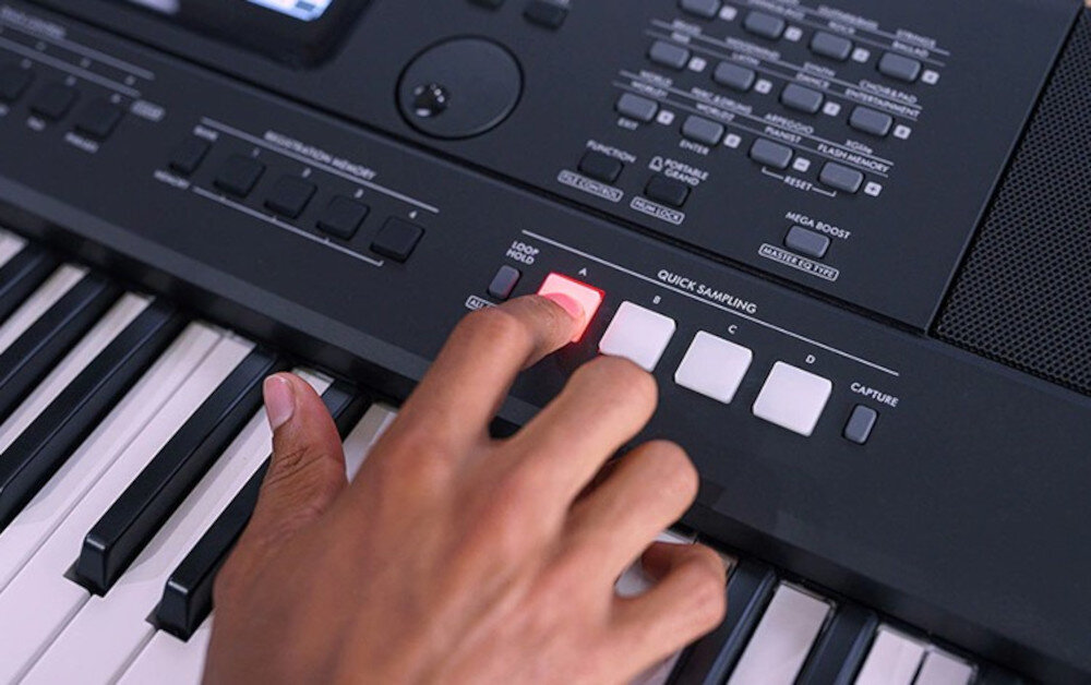 Keyboard YAMAHA PSR-E473 - Intuicyjne sterowanie grą