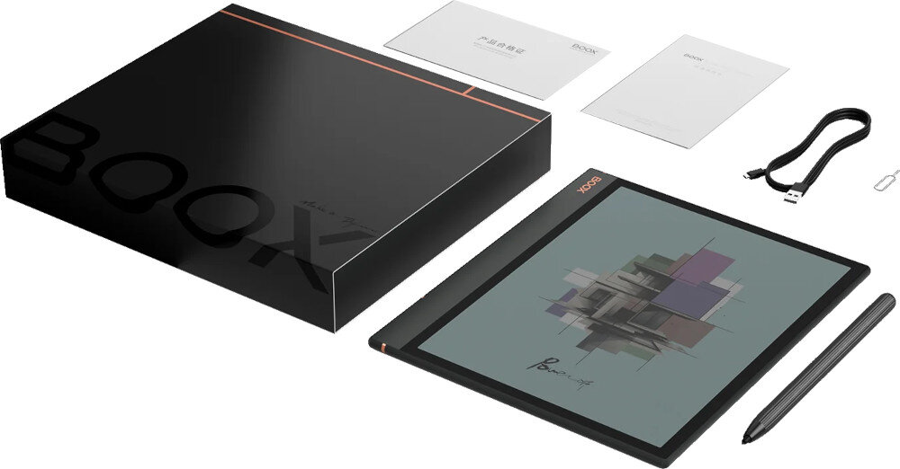 Czytnik e-booków ONYX Boox Note Air 3 C Czarny zestaw akcesoria