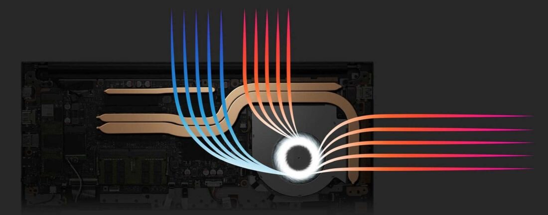 Laptop ASUS VivoBook 16X K3605ZC - ASUS IceCool 