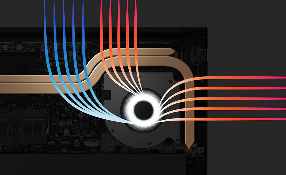 Laptop ASUS VivoBook 14X K3405 - ASUS IceCool