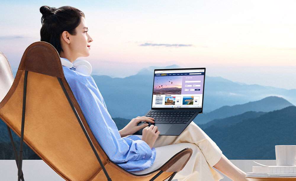 Laptop ASUS ZenBook S13 UX5304VA-NQ014W 13.3 i7-1355U 32GB RAM 1TB SSD Windows 11 Home bateria czas działania ładowanie