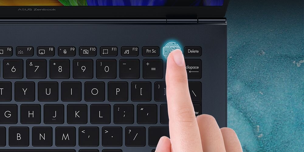 Laptop ASUS ZenBook UX3402VA - czytnik linii papilarnych  