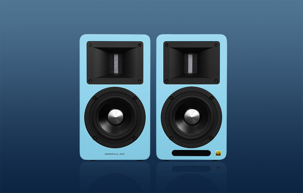 Głośniki EDIFIER Airpulse A80 Brązowy dźwięk wysoka jakość brzmienie łączność połączenie ładowanie wizualne aplikacja 